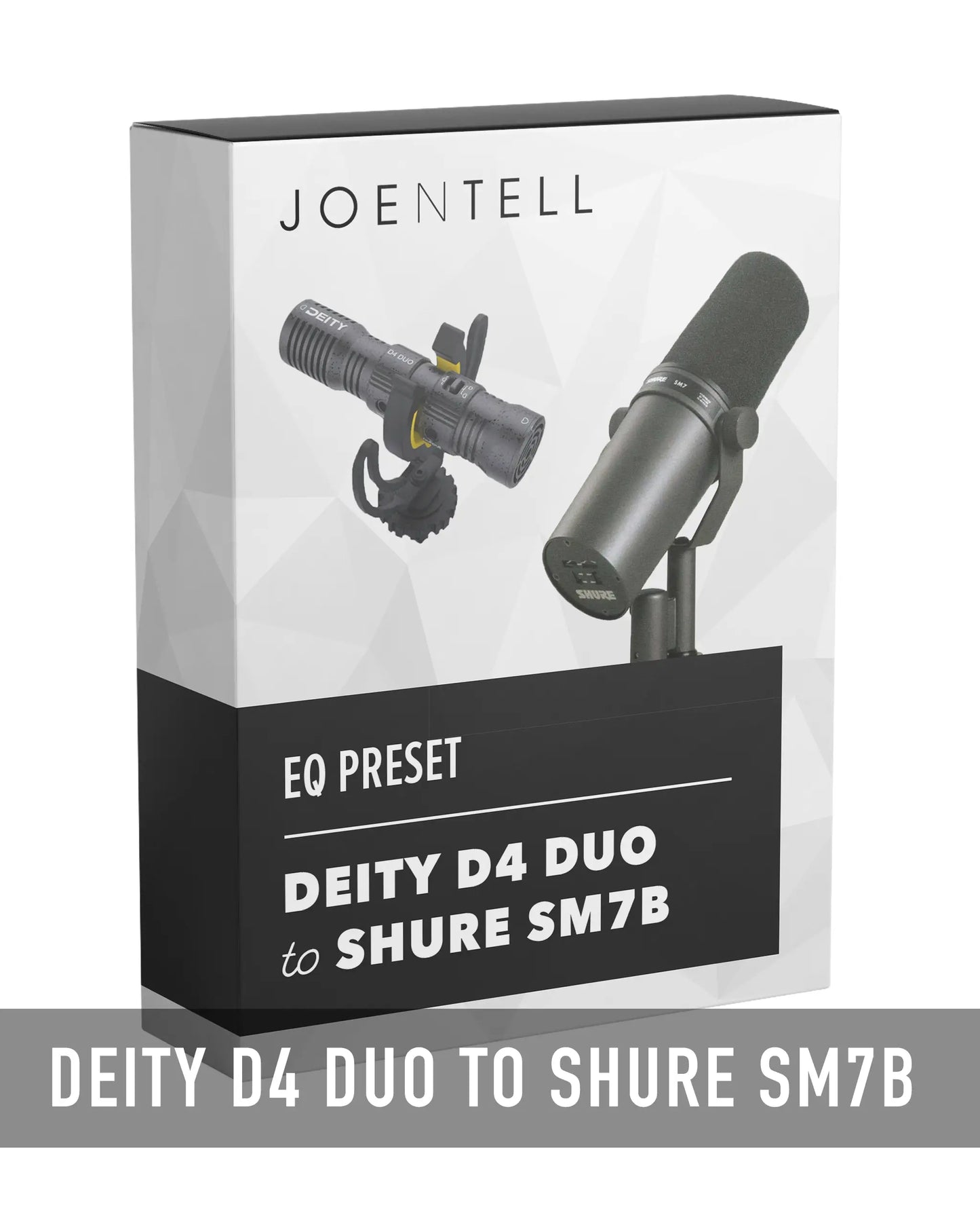 Deity V-Mic D4 Duo to Shure SM7B